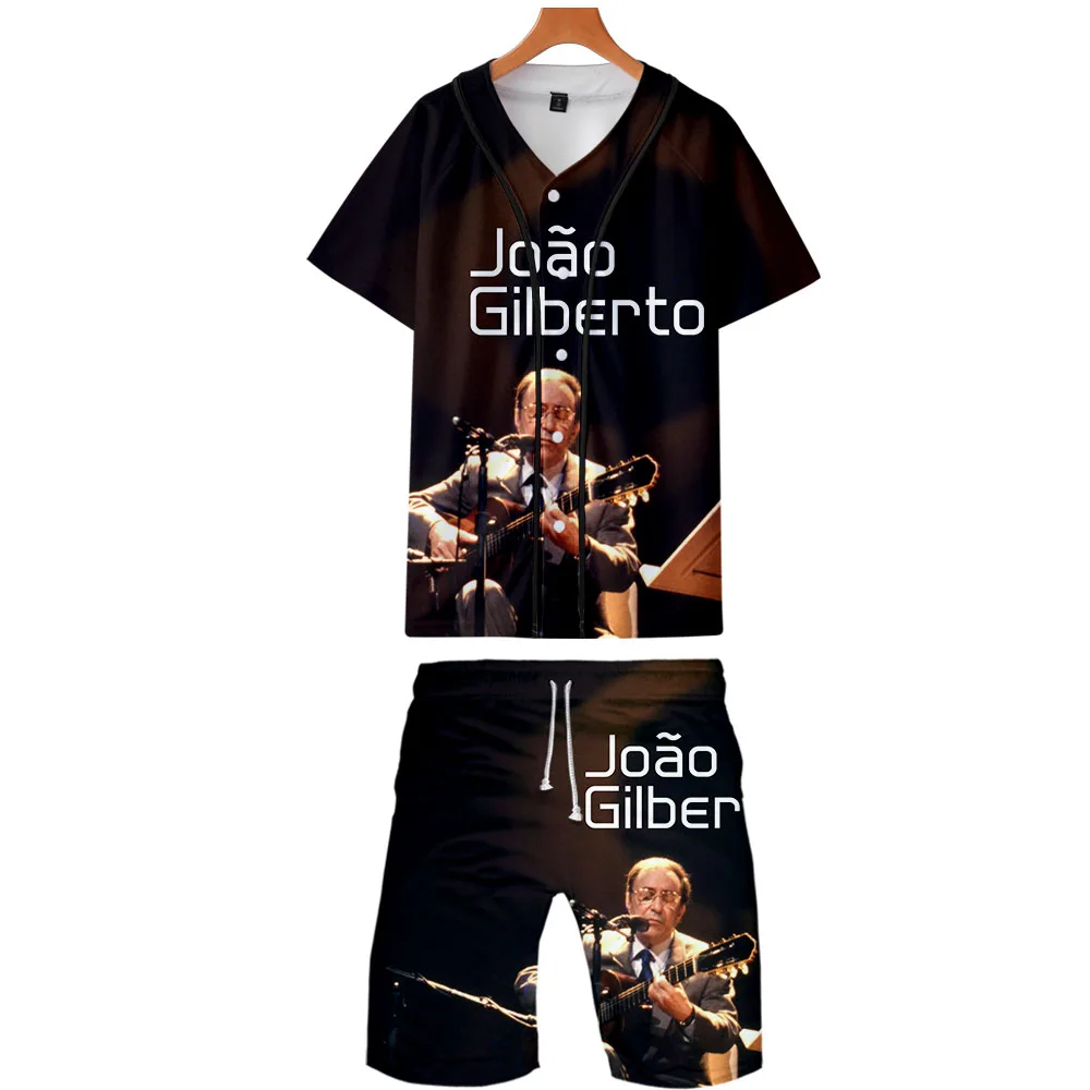 2019 футболка с 3D принтом Joao Gilberto и шорты Harajuku t thirt уличная одежда + короткий рукав