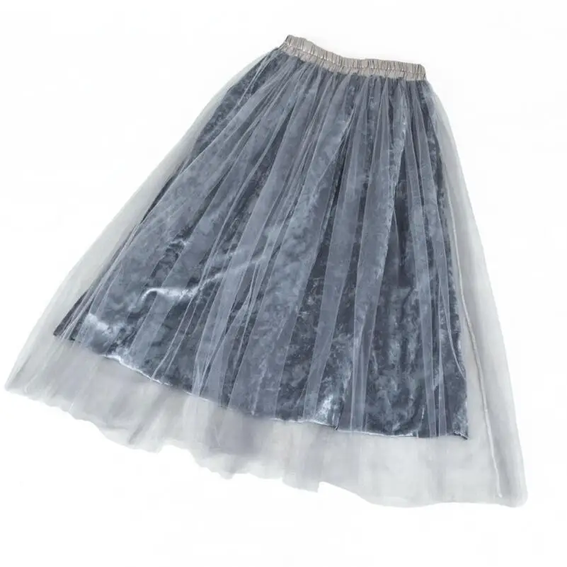 Spring Women Skirt High Waist Long Skirt Female Elastic Waist Mesh Pleated Skirt Skirts Women LY311
Spring Women Skirt High Waist Long Skirt Female Elastic Waist Mesh Pleated Skirt Skirts Women LY311
