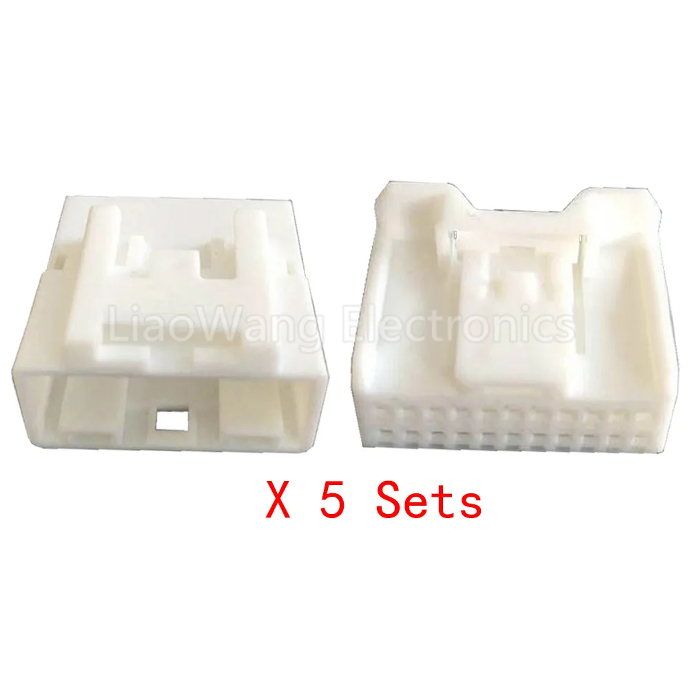 5 Sets 22 Pin car audio navigation reversing mirror wiring harness connector domestic with terminal DJ7221S-0.7-11/21
5 Sets 22 Pin car audio navigation reversing mirror wiring harness connector domestic with terminal DJ7221S-0.7-11/21