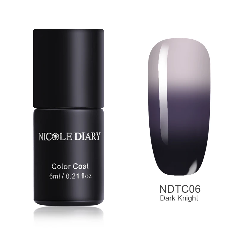 NICOLE DIARY 6ml Thermal Color Changing Gel Nail Polish 6 Colors Soak off UV LED varnish Varnish | Красота и здоровье