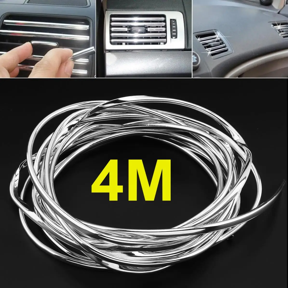 ПВХ универсальная 4 м Серебряная Зажимная полоса u-типа Сделай Сам Автомобильная Дверь Выход воздуха анти столкновения/царапины/Трение деко...
ПВХ универсальная 4 м Серебряная Зажимная полоса u-типа Сделай Сам Автомобильная Дверь Выход воздуха анти столкновения/царапины/Трение деко...