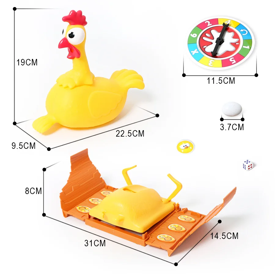 Screaming Eggs Laying Chiken Anti-Stress Squeeze Toy Chicken and Eggs Squishy Novelty toy Autism Mood Squeeze Relief Oyuncak
Screaming Eggs Laying Chiken Anti-Stress Squeeze Toy Chicken and Eggs Squishy Novelty toy Autism Mood Squeeze Relief Oyuncak