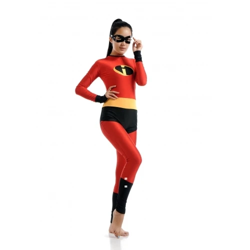 Красный Elastigirl Хелен Парр костюм супер героя эластика, невероятные костюмы лайкра (спандекс) вечерние костюм для выступлений
Красный Elastigirl Хелен Парр костюм супер героя эластика, невероятные костюмы лайкра (спандекс) вечерние костюм для выступлений