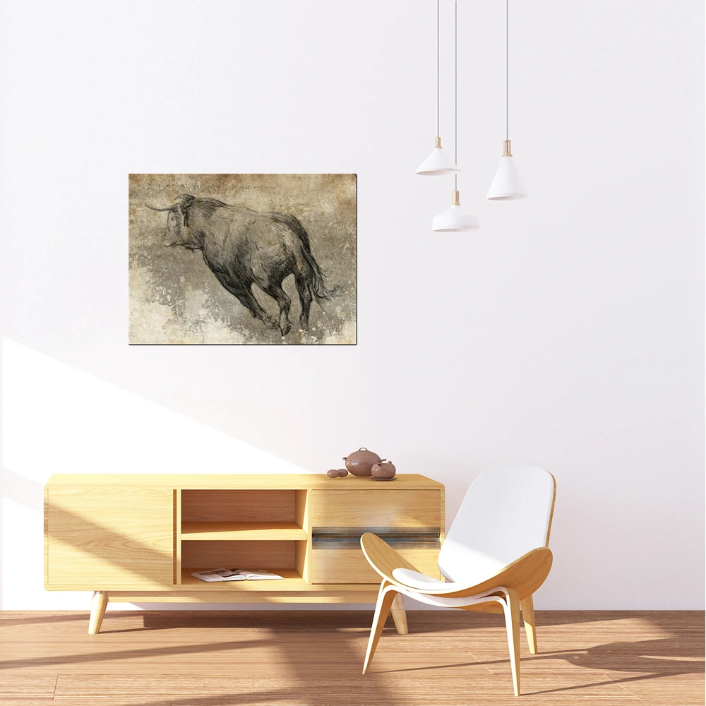 Retro Wall Art Canvas Prints Cow Bull Pencil Drawing Animals Picture Canvas Painting for Home Wall Decor Poster Vintage Artwork
Retro Wall Art Canvas Prints Cow Bull Pencil Drawing Animals Picture Canvas Painting for Home Wall Decor Poster Vintage Artwork