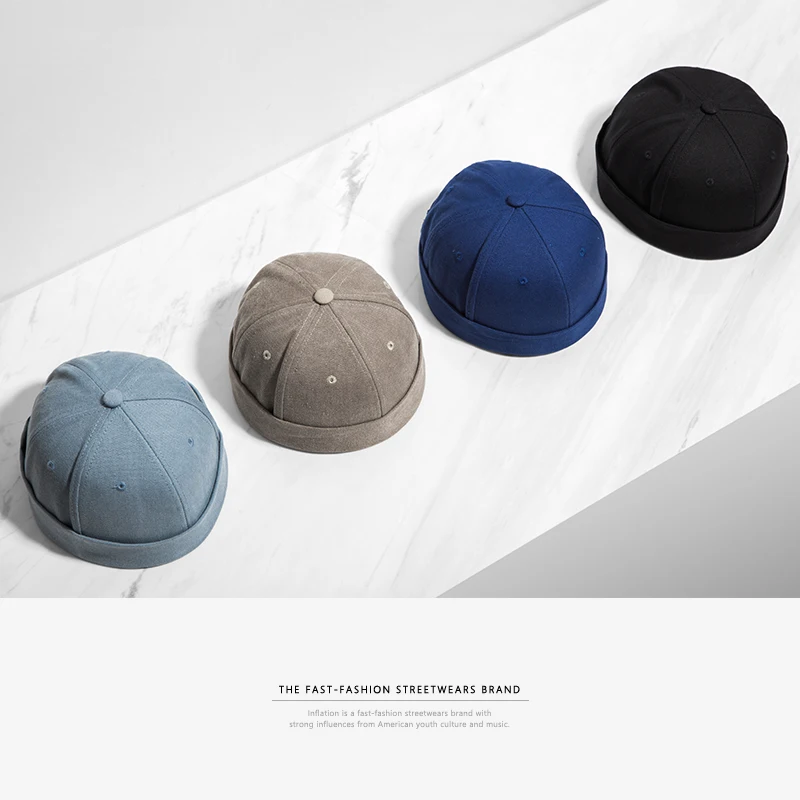 Фото INFLATION 2020 новая Круглая Шапка в китайском стиле унисекс Snapback парные шапки с