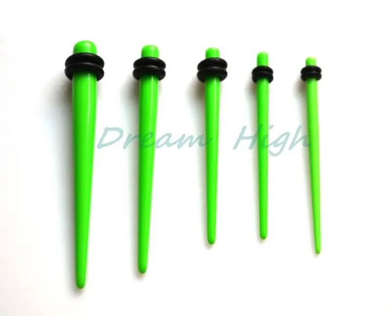 Free Shipping Green Colour Ear Piercing Taper Stretcher Plug Earring Stretching Expander Expanding Kit Set 1.6-4mm Hot Sale
Free Shipping Green Colour Ear Piercing Taper Stretcher Plug Earring Stretching Expander Expanding Kit Set 1.6-4mm Hot Sale