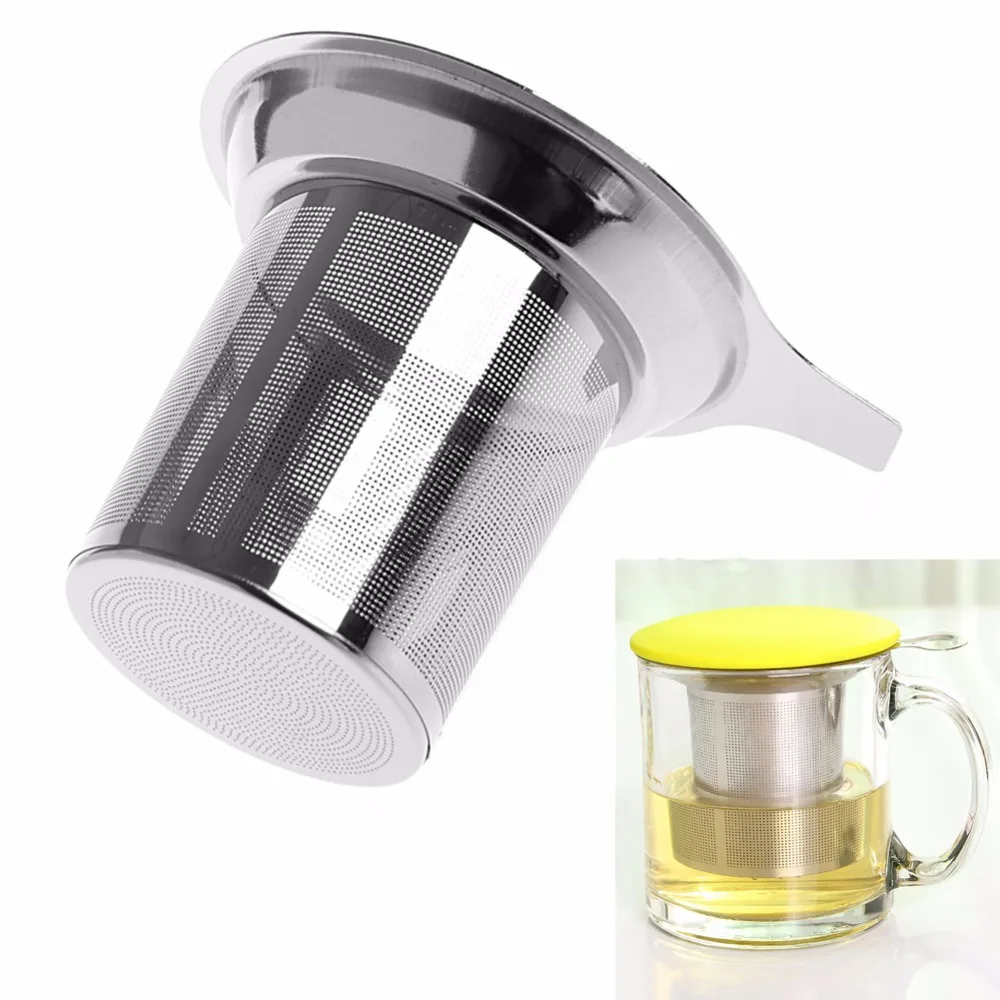 New 1Pc Chic Stainless Steel Mesh Tea Infuser Metal Cup Strainer Tea Leaf Filter Sieve
New 1Pc Chic Stainless Steel Mesh Tea Infuser Metal Cup Strainer Tea Leaf Filter Sieve