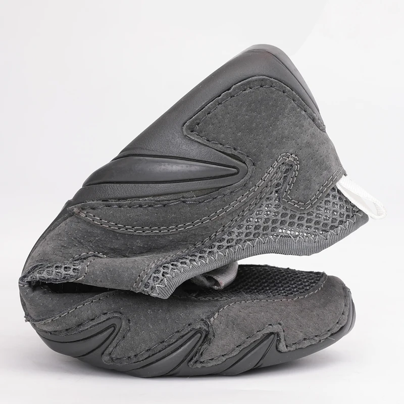 Black&Gray Casual Men Shoes Hot Sale Breathable Shoes Men Soft Folding Walking Shoe Brand Fashion Pigskin Light Air Mesh Loafers
Black&Gray Casual Men Shoes Hot Sale Breathable Shoes Men Soft Folding Walking Shoe Brand Fashion Pigskin Light Air Mesh Loafers