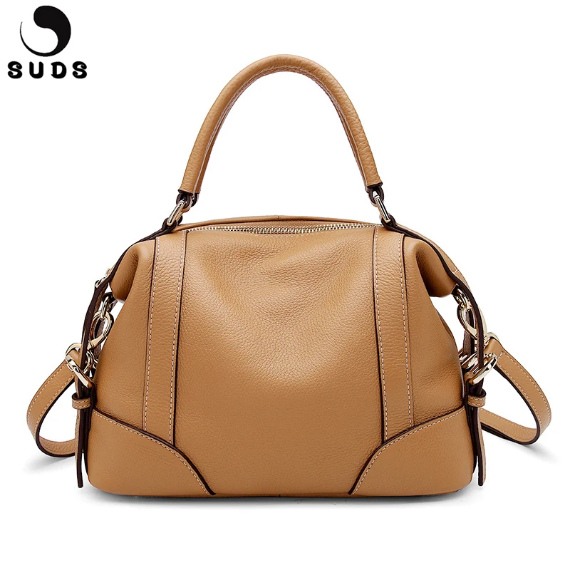 SUDS Brand 100% Genuine Leather Women Handbags Tote Crossbody Bags Casual Cow Leather Shoulder Bags High Quality Bolsa Feminina
SUDS Brand 100% Genuine Leather Women Handbags Tote Crossbody Bags Casual Cow Leather Shoulder Bags High Quality Bolsa Feminina