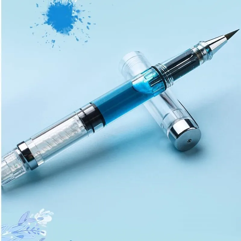 Creative Writing Brush Pen Transparent Fountain Pen Student Painting Graffiti Calligraphy Pens School Art Supplies 03929
Creative Writing Brush Pen Transparent Fountain Pen Student Painting Graffiti Calligraphy Pens School Art Supplies 03929