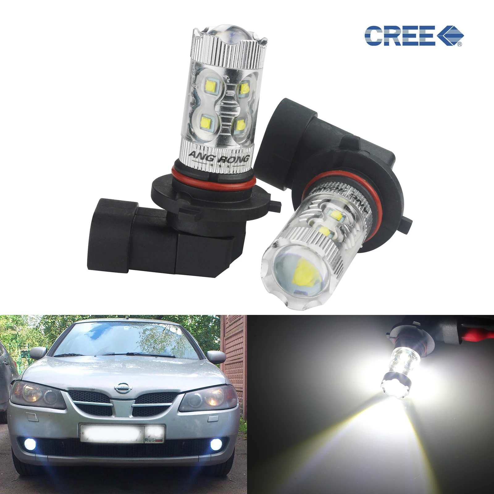 ANGRONG 2x 9005 HB3 C,REE LED 50W High Power Projector Headlight Daytime DRL Fog Light Bulbs
ANGRONG 2x 9005 HB3 C,REE LED 50W High Power Projector Headlight Daytime DRL Fog Light Bulbs
