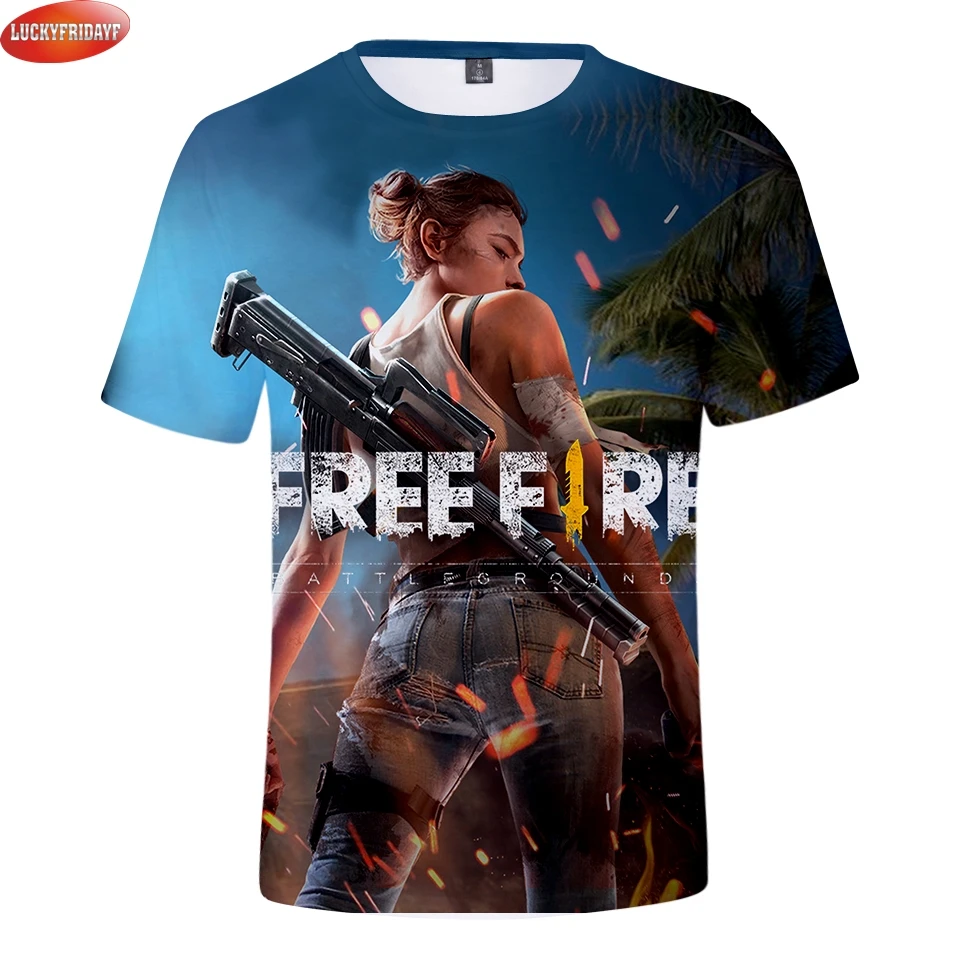 Free Fire 3D Printed Summer T-shirts Women/Men Short Sleeve Fashion Tshirts Popular Game Free Fire Casual Streetwear Tee Shirts
Free Fire 3D Printed Summer T-shirts Women/Men Short Sleeve Fashion Tshirts Popular Game Free Fire Casual Streetwear Tee Shirts