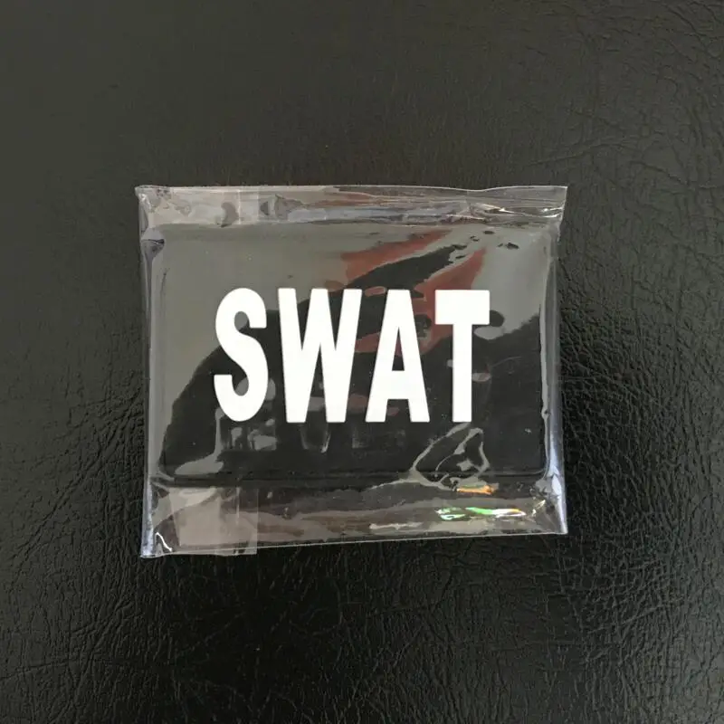 10 шт. военная Военная Тактическая нашивка SWAT из ПВХ 3D на липучке 8*5 см|hook and loop