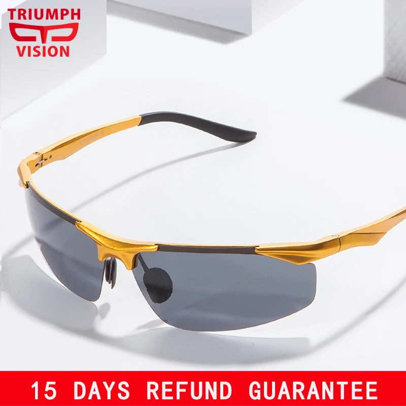 TRIUMPH VISION Aluminum Magnesium Polarized Driver Sun Glasses for men Driving Polaroid Male Sunglasses Men Cool Lunette
TRIUMPH VISION Aluminum Magnesium Polarized Driver Sun Glasses for men Driving Polaroid Male Sunglasses Men Cool Lunette
