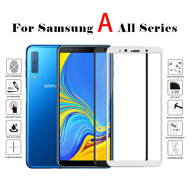 Для Samsung A8 Plus 2018 Защитная пленка для экрана A7 A750 A730F A8s на Samsun защитная из