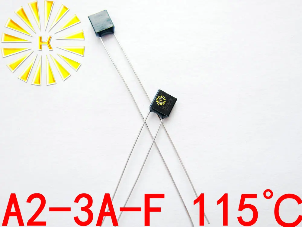 100% Original A2-3A-F 115 degree Thermal Cutoff RH115 Thermal-Links 3A 250V Black Square Temperature Fuse x 100PCS FREE SHIPPING
100% Original A2-3A-F 115 degree Thermal Cutoff RH115 Thermal-Links 3A 250V Black Square Temperature Fuse x 100PCS FREE SHIPPING