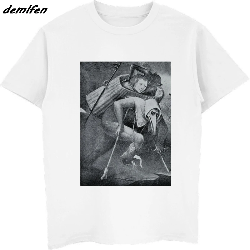 Loose Black Men T-shirt Homme Tees Hieronymus " Last Judgement " Detail Medieval Art Apocalypse T Shirt Cool Tees Tops
Loose Black Men T-shirt Homme Tees Hieronymus " Last Judgement " Detail Medieval Art Apocalypse T Shirt Cool Tees Tops