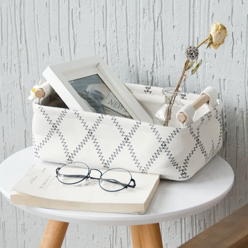 Simple Fabric Portable Storage Box Snack Canvas Bedroom Children's Toys Sundries Home Storage Basket
Simple Fabric Portable Storage Box Snack Canvas Bedroom Children's Toys Sundries Home Storage Basket