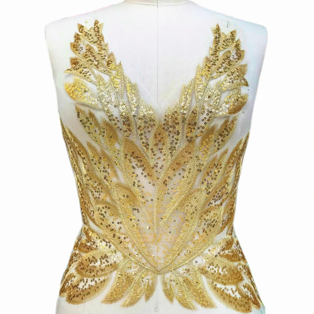 5PCS COuture 45x45cm Golden Yellow Wedding Sequins Rhinestone Applique Patch For Sewing Evening Costumes Bodice DIY Decoration
5PCS COuture 45x45cm Golden Yellow Wedding Sequins Rhinestone Applique Patch For Sewing Evening Costumes Bodice DIY Decoration