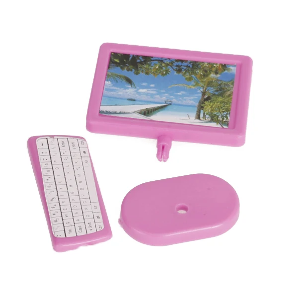 High Quality Dollhouse Miniature Three Piece Computer Set Pretend Play Classic Toys Furniture Toys Best Gift for Kids Girl
High Quality Dollhouse Miniature Three Piece Computer Set Pretend Play Classic Toys Furniture Toys Best Gift for Kids Girl