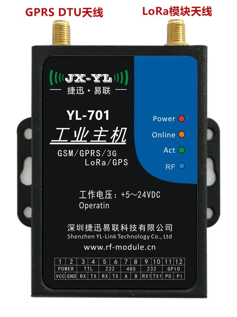 For The LoRa gateway centralized controller gateway STM32 LoRa GPRS (or 4G)
