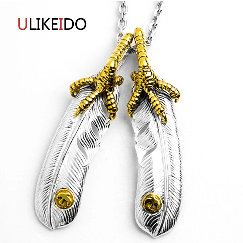 100% Pure 925 Sterling Silver Pendant Fashion Charms Takahashi Goros Eagle Feather Chain Jewelry Necklace New Popular Gift
100% Pure 925 Sterling Silver Pendant Fashion Charms Takahashi Goros Eagle Feather Chain Jewelry Necklace New Popular Gift