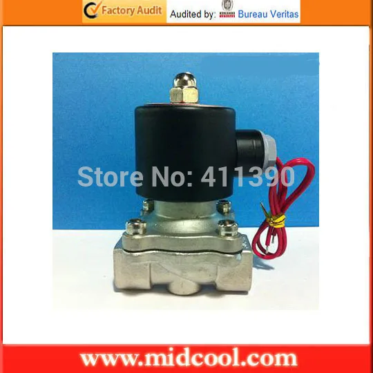 2'' STAINLESS STEEL SOLENOID VALVE 2S SERIES 2S500-50 WATER MINIATURE VALVE SMALL SIZE 2/2 WAY VALVE IN STOCK
2'' STAINLESS STEEL SOLENOID VALVE 2S SERIES 2S500-50 WATER MINIATURE VALVE SMALL SIZE 2/2 WAY VALVE IN STOCK