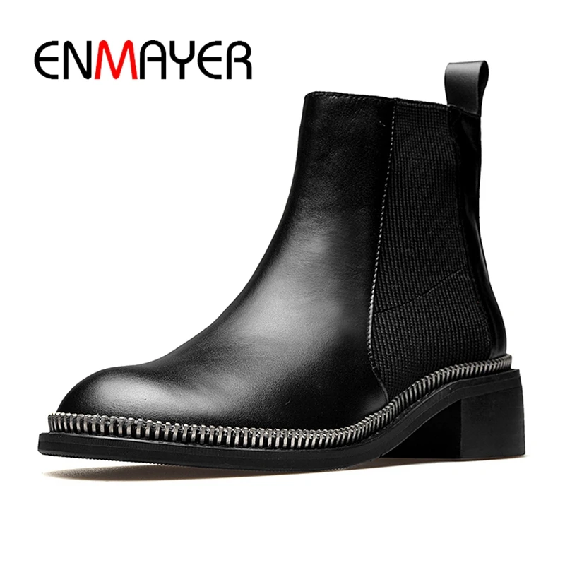 ENMAYER Slip-On Basic Round Toe Ankle Winter Boots Women Ankle Boots Shoes Woman Size34-39 ZYL1871
ENMAYER Slip-On Basic Round Toe Ankle Winter Boots Women Ankle Boots Shoes Woman Size34-39 ZYL1871