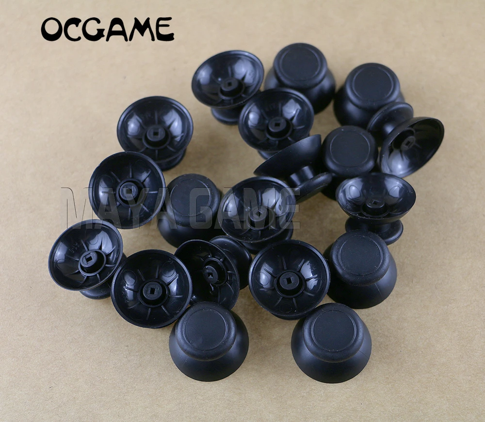OCGAME 50 шт./лот черные аналоговые 3d колпачки для джойстиков с маленьким отверстием