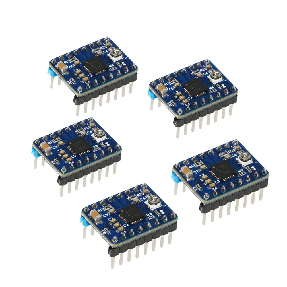Geeetech 50pcs New Version 4-layer A4988 3D Printer Stepper Driver Pololu better than 2-layer A4988 stepper driver free shipping
Geeetech 50pcs New Version 4-layer A4988 3D Printer Stepper Driver Pololu better than 2-layer A4988 stepper driver free shipping