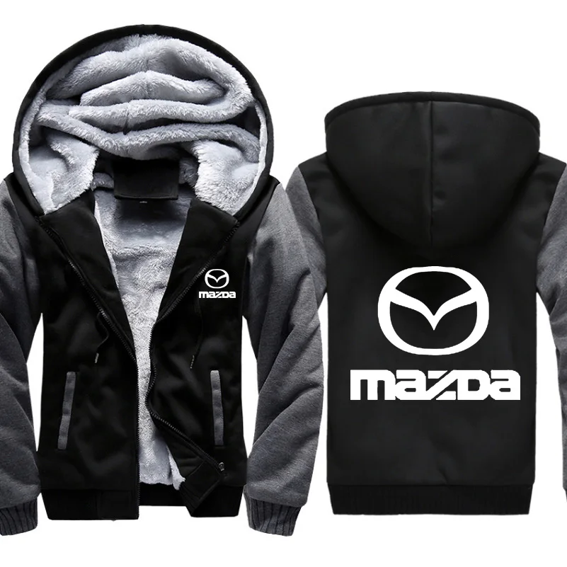 Hoodies Men Mazda Car Logo Print Jacket Mens Hoodies Casual Winter Thicken Warm Fleece cotton Zipper Raglan Coat Male Tracksuits
Hoodies Men Mazda Car Logo Print Jacket Mens Hoodies Casual Winter Thicken Warm Fleece cotton Zipper Raglan Coat Male Tracksuits