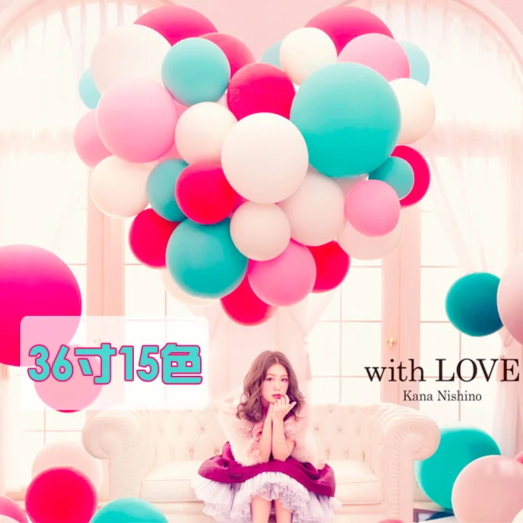 50pcs/lot 36inch 25g Big Latex Balloon Birthday Grand Event Party Decorations Wedding Ballons Party Suppliers Valentine's Day
50pcs/lot 36inch 25g Big Latex Balloon Birthday Grand Event Party Decorations Wedding Ballons Party Suppliers Valentine's Day