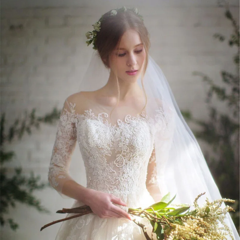 Long White Lace Wedding Dress 2019 Shoulderless Half-sleeve Flower Tulle Wedding Dress Romantic Elegent Vintage Wedding Dresses
Long White Lace Wedding Dress 2019 Shoulderless Half-sleeve Flower Tulle Wedding Dress Romantic Elegent Vintage Wedding Dresses