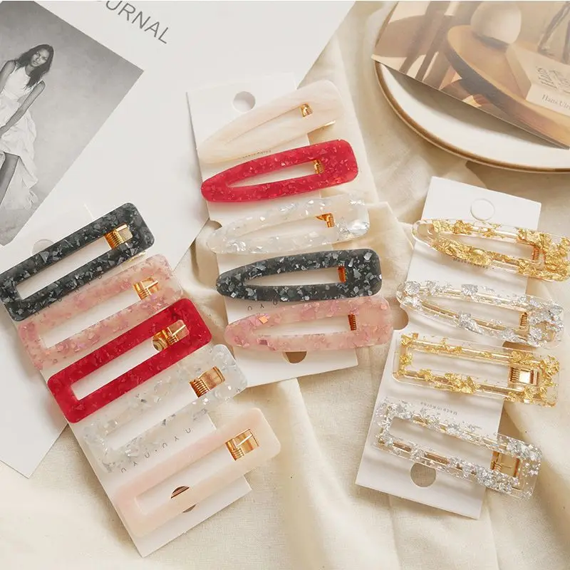 1PC New Women Girls Acrylic Hollow Waterdrop Rectangle Hair Clips Tin Foil Sequins Hairpins Barrettes Headbands Hair Accessories
1PC New Women Girls Acrylic Hollow Waterdrop Rectangle Hair Clips Tin Foil Sequins Hairpins Barrettes Headbands Hair Accessories