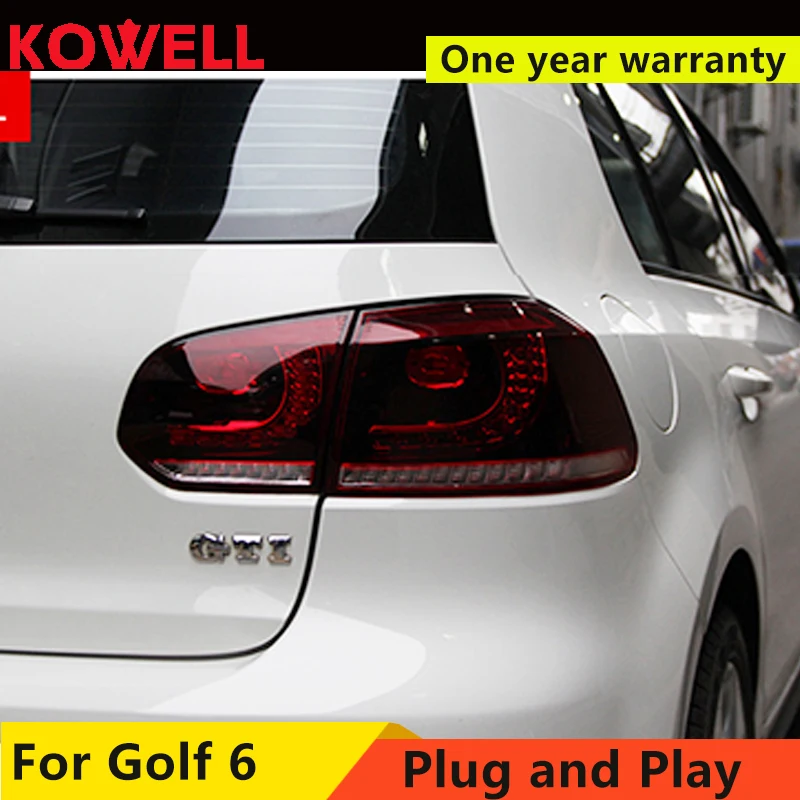 

KOWELL Car Styling for VW GOLF 6 MK6 GOLF6 R20 TAIL Lights LED Tail Light LED Rear Lamp DRL+Brake+Reversing+Signal assembly