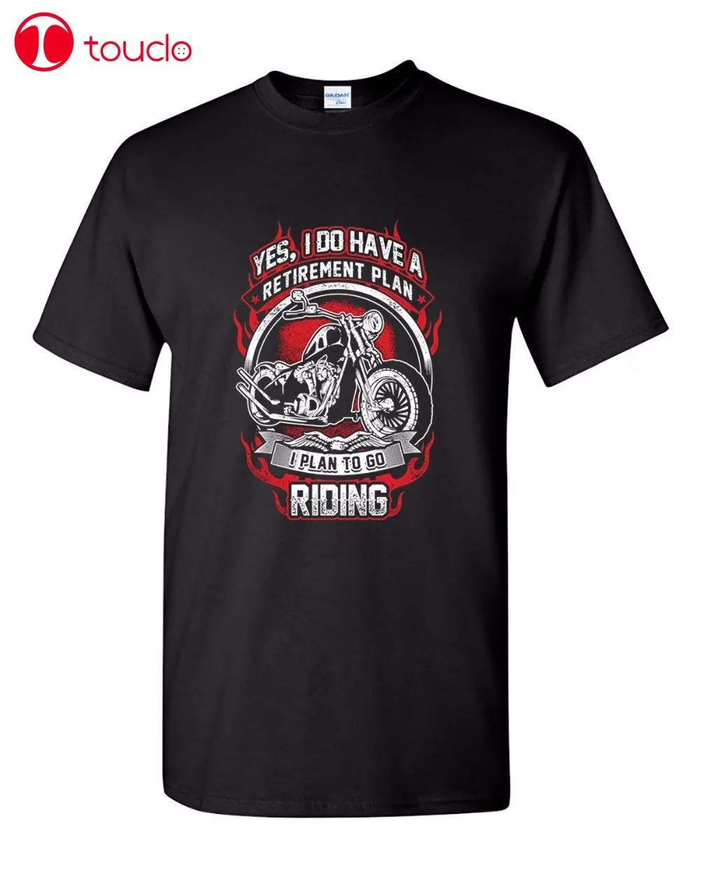 Мужская футболка с логотипом Yes I Do Have A reception Plan To Go Riding Biker 2019|Мужские футболки| |