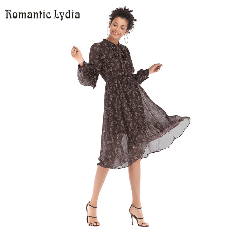 Spring Autumn Lady Long Chiffon Dress 2019 New Women Mesh Flower Print Pleated Dresses Female Vestidos
Spring Autumn Lady Long Chiffon Dress 2019 New Women Mesh Flower Print Pleated Dresses Female Vestidos
