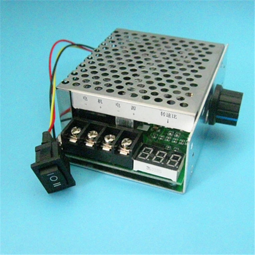 40A Current High Power DC Brushed Motor Speed Controller Push-rod Driver CW CCW Switch Digital Display MAX 60A 0~100% Adjustable
40A Current High Power DC Brushed Motor Speed Controller Push-rod Driver CW CCW Switch Digital Display MAX 60A 0~100% Adjustable