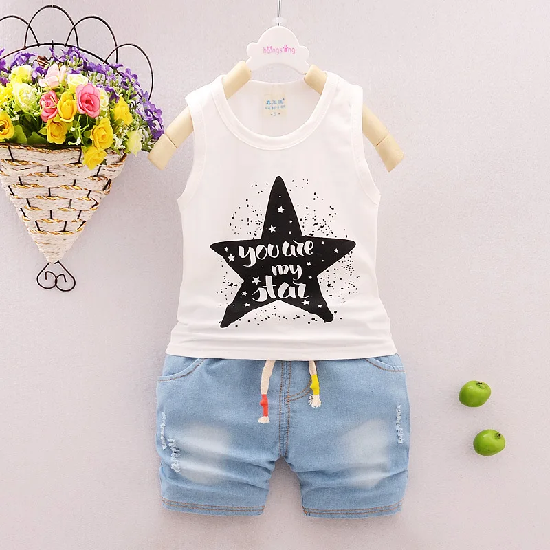 Summer Fashion Brand Baby Boys Girls Clothes Children Vest And Shorts Kid Clothing Set Pattern Toddler Tracksuits
Summer Fashion Brand Baby Boys Girls Clothes Children Vest And Shorts Kid Clothing Set Pattern Toddler Tracksuits