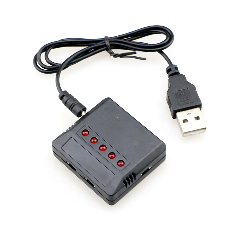 Зарядное устройство USB 5 в 1 для квадрокоптера Hubsan H107 Syma X5C X5SC H107C JJRC H8
Зарядное устройство USB 5 в 1 для квадрокоптера Hubsan H107 Syma X5C X5SC H107C JJRC H8