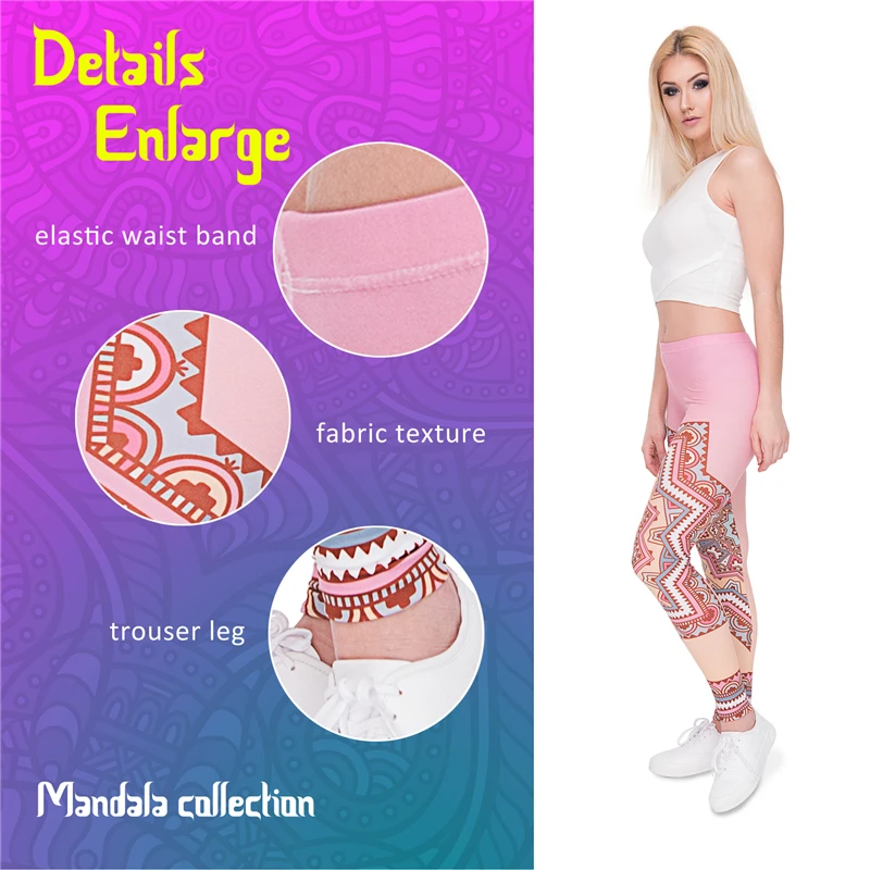 Red Mandala Pink Print Women Leggings Fitness Breathable Perspiration Quick Drying Leggins High Elasticity Trouser Pants
Red Mandala Pink Print Women Leggings Fitness Breathable Perspiration Quick Drying Leggins High Elasticity Trouser Pants