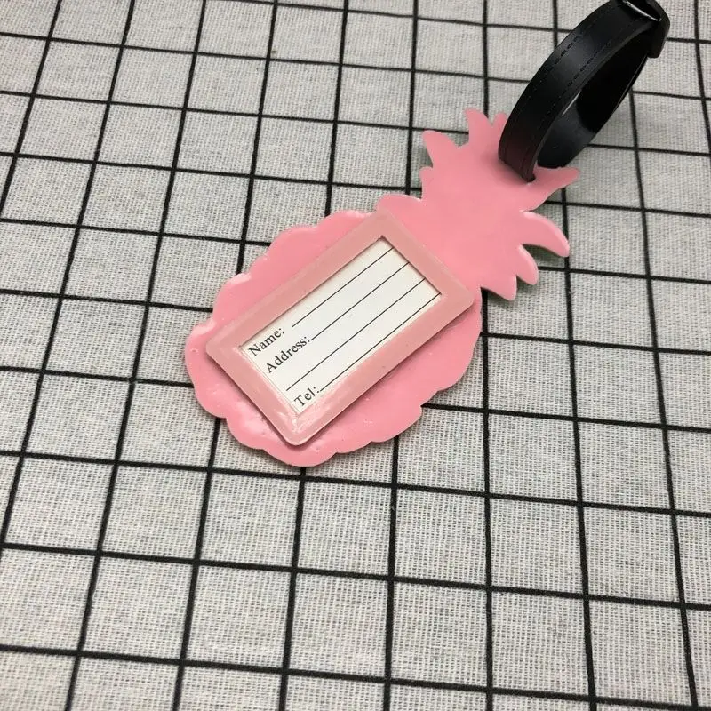 Pineapple Travel Accessories Creative Luggage Tag Silica Gel Suitcase ID Address Holder Baggage Boarding Tags Portable Label
Pineapple Travel Accessories Creative Luggage Tag Silica Gel Suitcase ID Address Holder Baggage Boarding Tags Portable Label