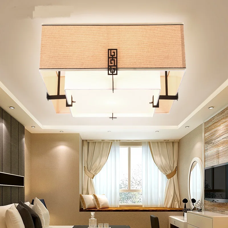 New Chinese Double Bed Square Ceiling Lamp Bedroom Modern Living Room led Restaurant Learning Light classical ZA627 ZL120
New Chinese Double Bed Square Ceiling Lamp Bedroom Modern Living Room led Restaurant Learning Light classical ZA627 ZL120