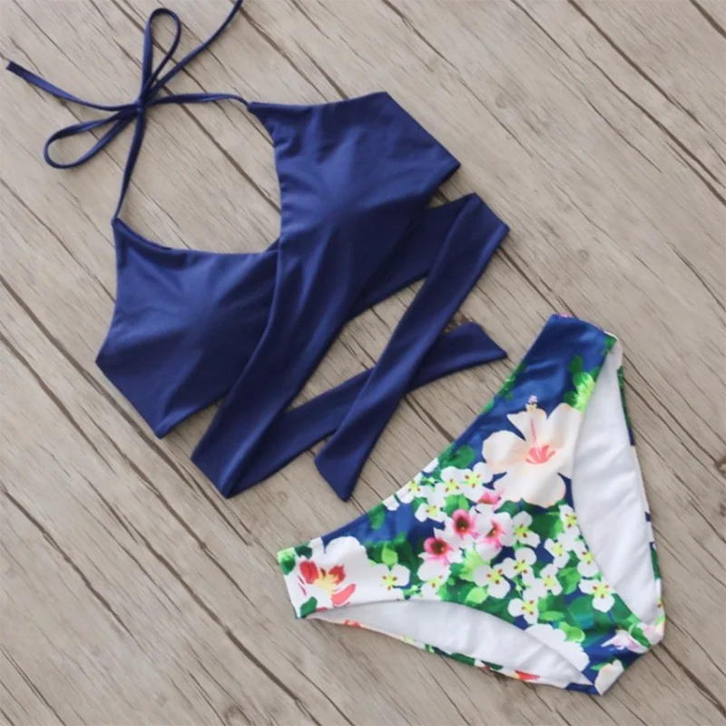 New Retro Printed Cross Sexy Bikini Set For Women Maio Feminino Praia Vintage Swimsuit Female Swimwear Beach Wear Bathing Suit
New Retro Printed Cross Sexy Bikini Set For Women Maio Feminino Praia Vintage Swimsuit Female Swimwear Beach Wear Bathing Suit