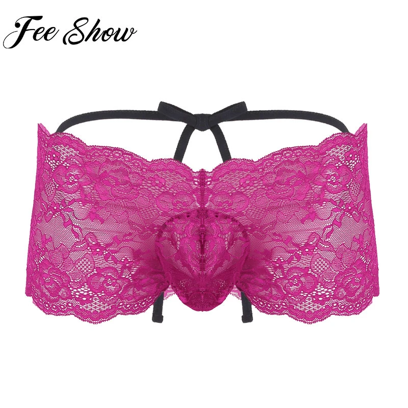 Sexy Men Lingerie See-Through Sissy Underwear Floral Lace Straps Bulge Pouch Bikini Erotic Panties Briefs Underpants Swimsuit
Sexy Men Lingerie See-Through Sissy Underwear Floral Lace Straps Bulge Pouch Bikini Erotic Panties Briefs Underpants Swimsuit