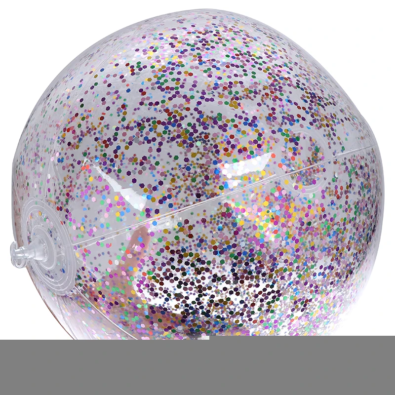 PVC Bling Inflatable Transparent Swimming Ball Toys Round Sequins Inside Beach Ball Swimming Pool Floating Children Outdoor Toy
PVC Bling Inflatable Transparent Swimming Ball Toys Round Sequins Inside Beach Ball Swimming Pool Floating Children Outdoor Toy