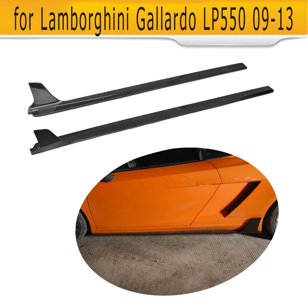 Carbon Fiber Car Side Skirts Body Apron Lip Case for Lamborghini Gallardo Coupe Convertible LP550 LP560 LP570 LP570-4 09-13
Carbon Fiber Car Side Skirts Body Apron Lip Case for Lamborghini Gallardo Coupe Convertible LP550 LP560 LP570 LP570-4 09-13