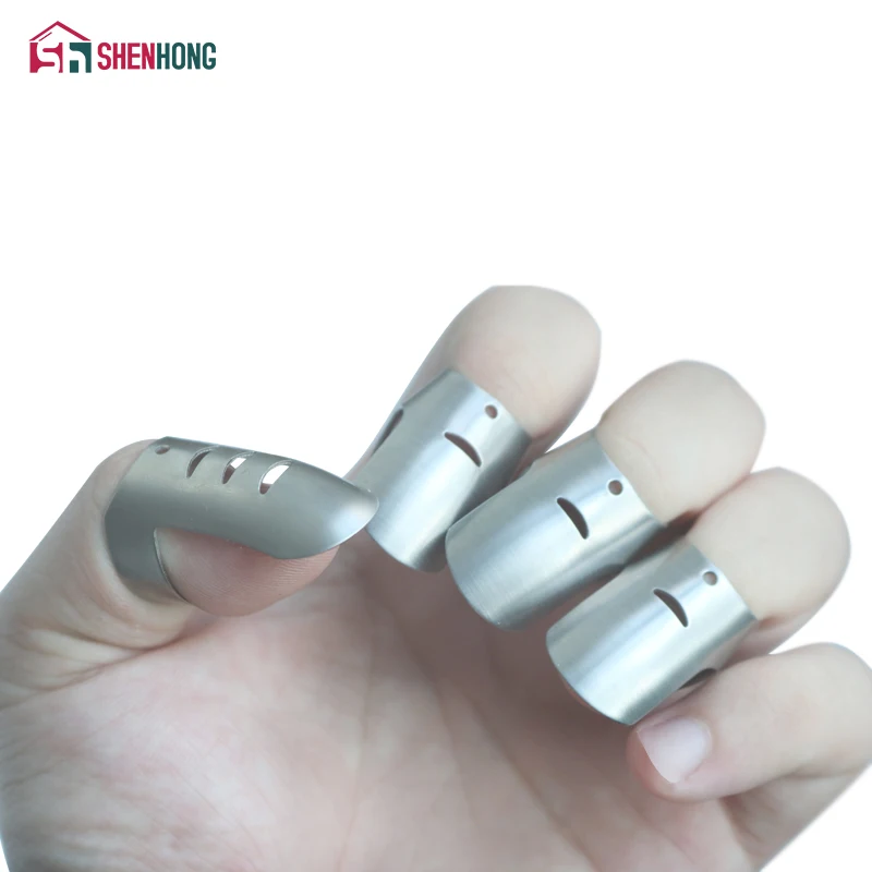 SHENHONG 4pcs/set Adjustable Stainless Steel Finger Hand Guard Finger Protector Knife Slice Chop Safe Slice Cooking Tools
SHENHONG 4pcs/set Adjustable Stainless Steel Finger Hand Guard Finger Protector Knife Slice Chop Safe Slice Cooking Tools