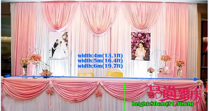 Wedding supplies luxury marriage Table Skirt With drape Wedding Table Skirting for romantic wedding
Wedding supplies luxury marriage Table Skirt With drape Wedding Table Skirting for romantic wedding