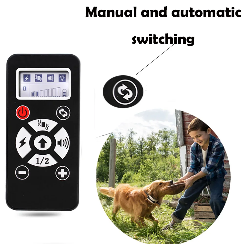 Dog Training Collars Rechargeable Waterproof 800 Yards Range Automatic Remote With Vibration Electric Shock Sound For Dogs
Dog Training Collars Rechargeable Waterproof 800 Yards Range Automatic Remote With Vibration Electric Shock Sound For Dogs